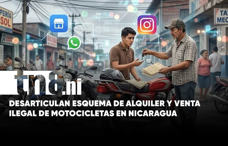 Red criminal “Árbitro”: investigan caso de tráfico ilícito de motocicletas en Managua