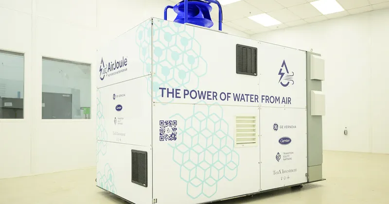 La tecnología ‘H2O-From-Air’ abastecerá a los barrios periféricos con problemas de escasez de agua