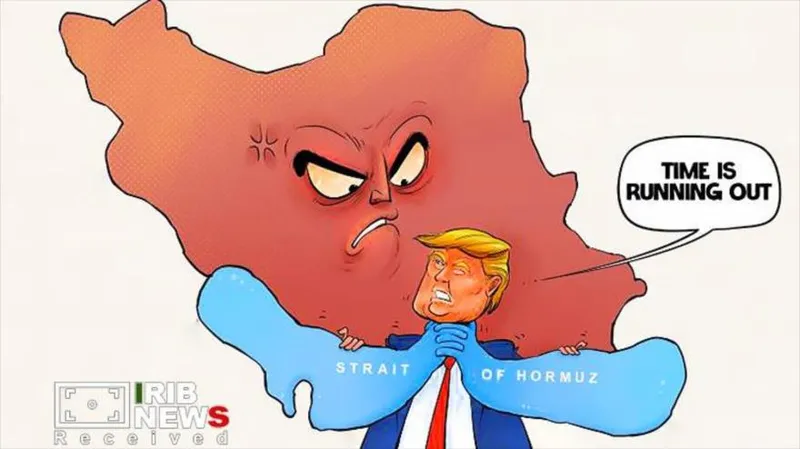 Caricaturistas reflejan poderío militar de Irán y su influencia regional