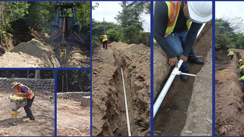 ENACAL avanza en un 60% construcción de sistema de agua potable en Santo Tomás del Norte de Chinandega