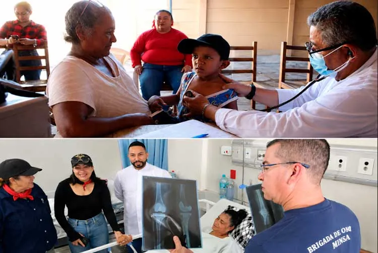 Brigada médica internacional atenderá a 600 pobladores en El Sauce