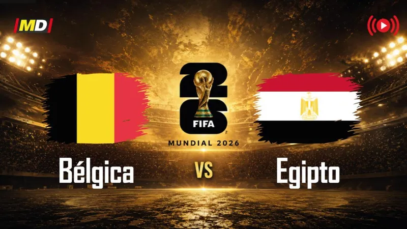Bélgica - Egipto, en directo | Mundial 2026