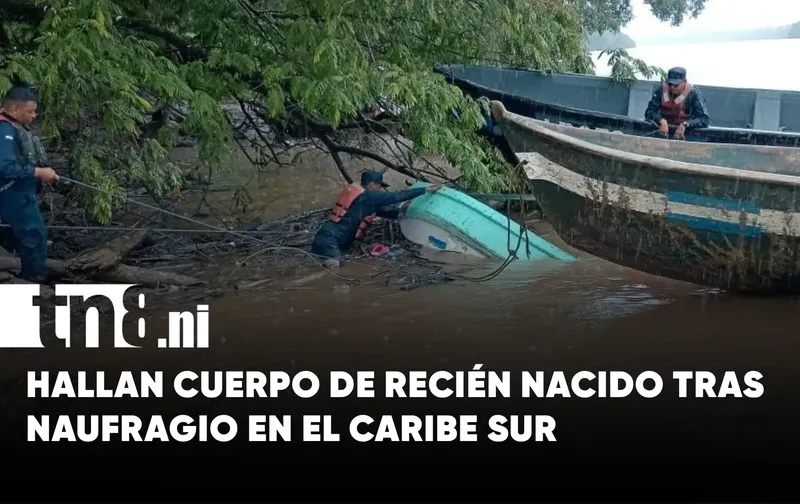 Desgarrador final: hallan cuerpo de recién nacido tras naufragio en el Caribe Sur