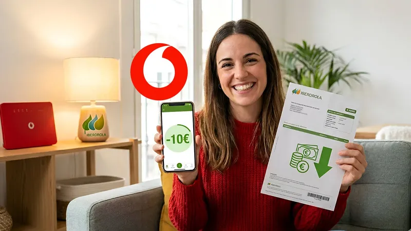 Vodafone e Iberdrola se alían y podrás ahorrar 10 euros al mes en fibra, móvil o luz durante 2 años