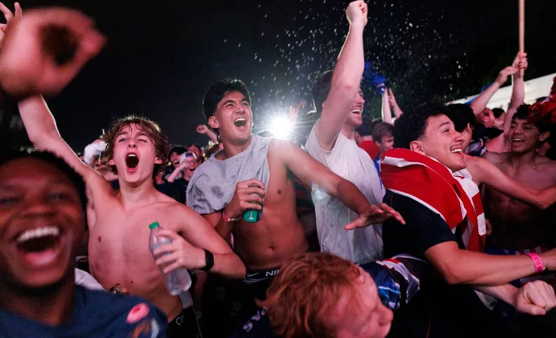 ¿Quién dice que no hay pasión por el futbol en Estados Unidos?