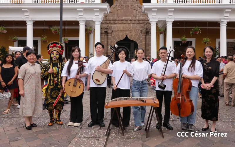 Casa de los Tres Mundos une el arte y la música de China y Nicaragua en un hermoso intercambio cultural