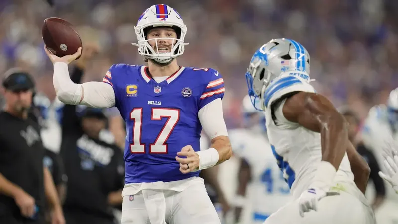 Josh Allen destroza a los Lions en la histórica inauguración del nuevo estadio de Buffalo
