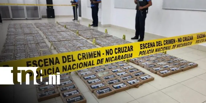 Policía Nacional incauta 694 kilogramos de cocaína tras operativo en Diriamba