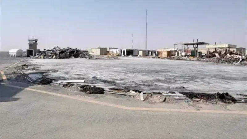 Fotos revelan graves daños en una base de EEUU en Kuwait tras ataque iraní