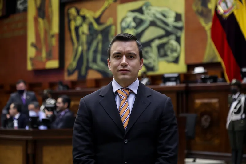 Noboa reduce el Gobierno de Ecuador a diez ministerios y crea tres megacarteras de economía, infraestructuras y empleo