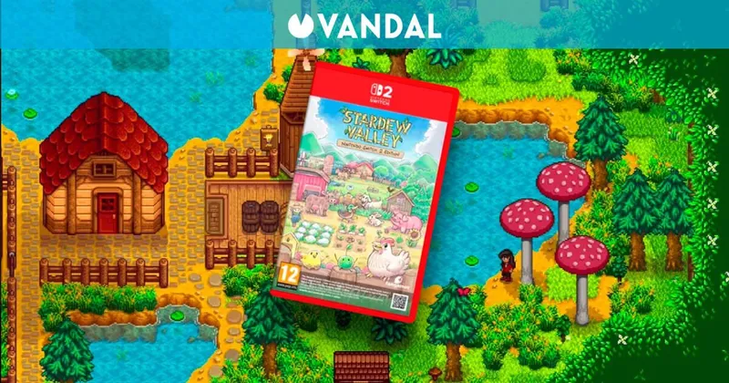 Stardew Valley confirma su edición física en Switch 2: estará incluido en el cartucho y permite Game Share