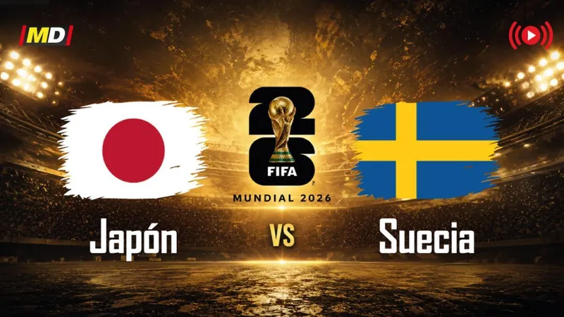 Japón - Suecia, en directo