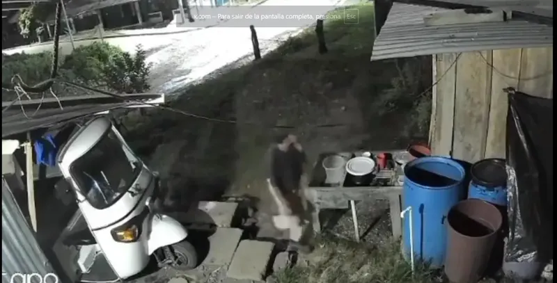 Ratero roba barril y se corriendo en Chontales (+Video)