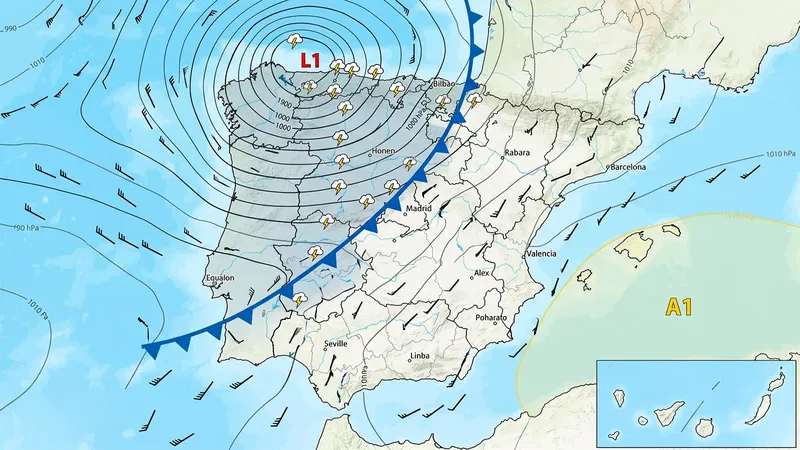 La AEMET nos trae malas noticias: vuelven las tormentas y los vientos fuertes este fin de semana