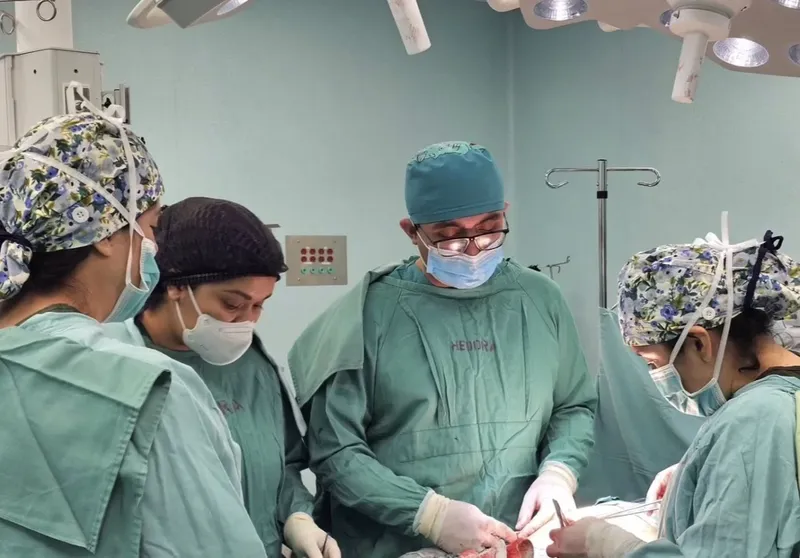 Todo un éxito cirugía fetal número 331 en el Hospital Bertha Calderón