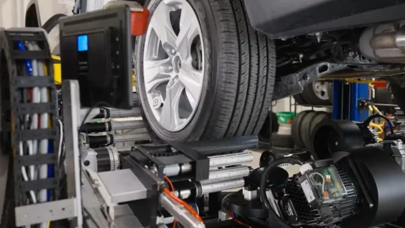 Un robot acaba de poner en jaque una de las tareas más habituales de los mecánicos. Cambia los cuatro neumáticos sin quitar las ruedas del coche