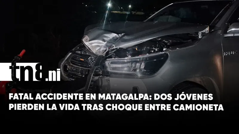 Impactante accidente en Matagalpa cobra la vida de dos motorizados