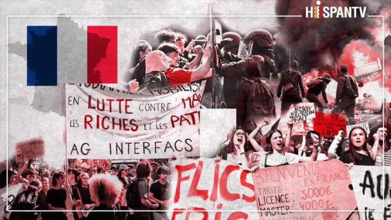 En detalle: protestas estudiantiles se extienden por Francia ante la crisis educativa y brutal respuesta policial