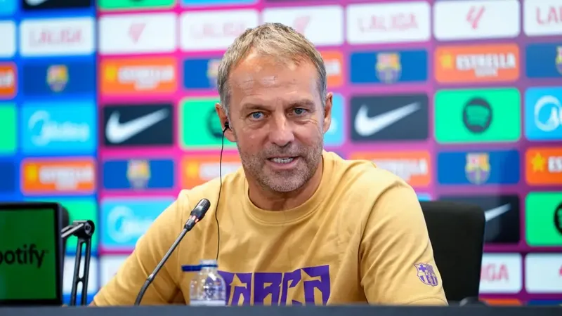 Rueda de prensa de Flick, en directo:Barcelona - Athletic Club