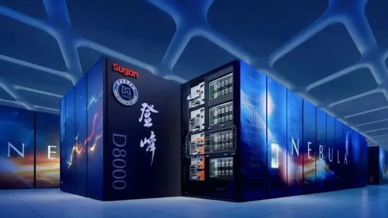 China construyó un monstruo tecnológico de 1.500 toneladas para impulsar su inteligencia artificial. Tiene 100.000 chips nacionales y 1.600 kilómetros de cables en su interior