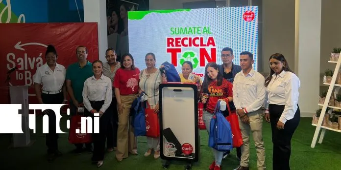 Claro Nicaragua impulsa jornada nacional de reciclaje electrónico desde Plaza Natura