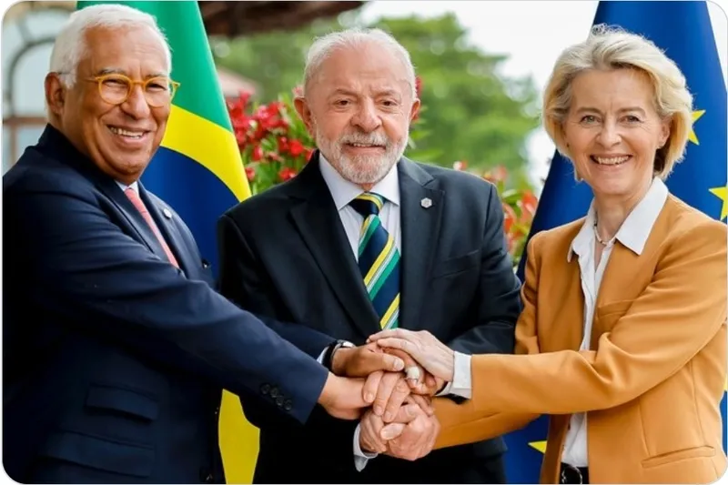 Lula comenta reunión con Von der Leyen y Costa