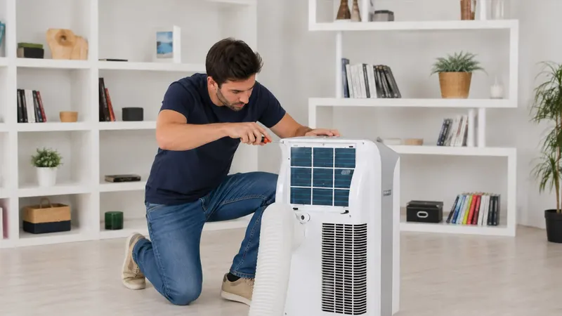 Antes de usar el aire acondicionado portátil, limpia esto o notarás que enfría peor y consume más luz