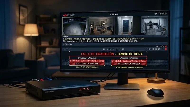 El cambio de hora tiene un efecto inesperado en las cámaras de seguridad de tu casa: cuidado con las grabaciones