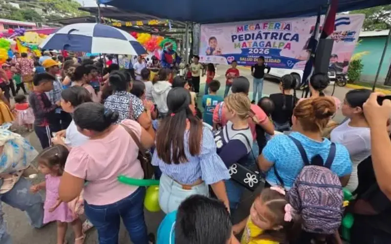 Fiesta de salud infantil en Matagalpa