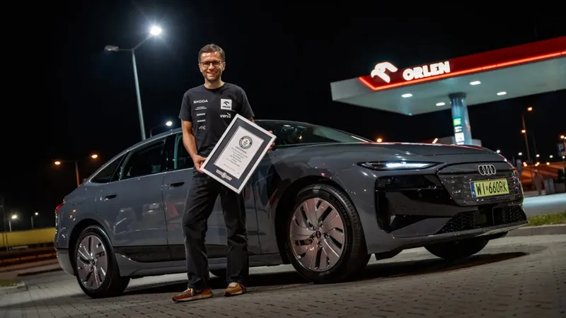 1.338 km con una sola carga: el Audi A6 e-tron establece un nuevo récord Guinness