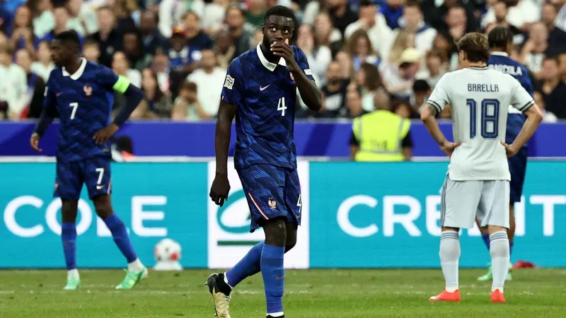 Italia arruina la fiesta de Francia y le arrebata el triunfo