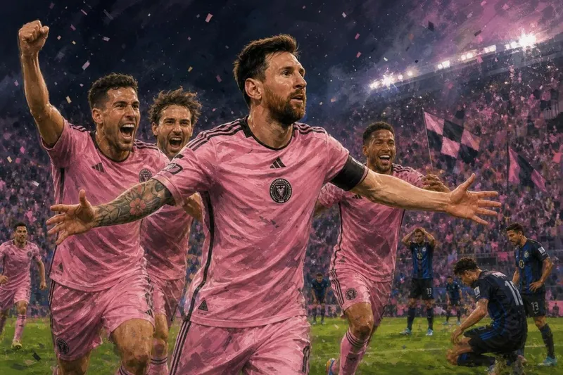 Messi firma una noche histórica y lidera goleada del Inter de Miami ante Montreal