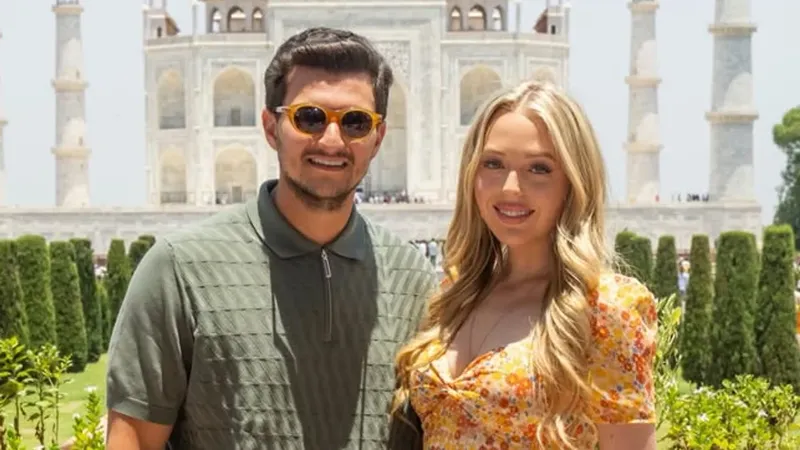 Las espectaculares fotos de Tiffany Trump y su esposo durante su visita al Taj Mahal