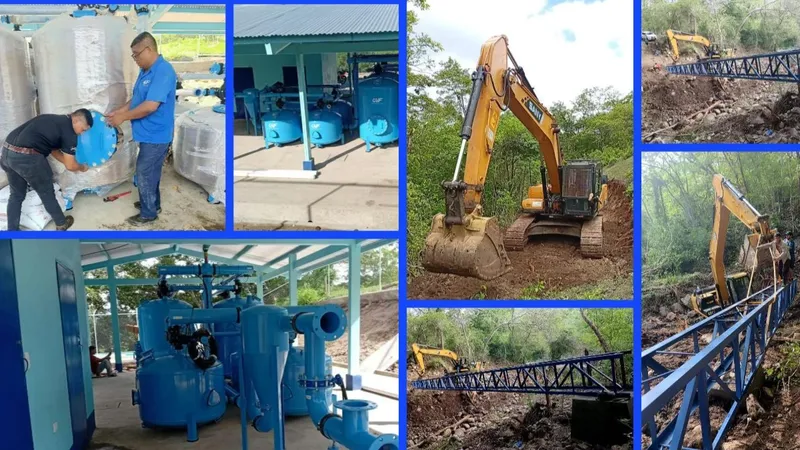 ENACAL alcanza un 95% de avance en el proyecto de agua potable en San Dionisio, Matagalpa