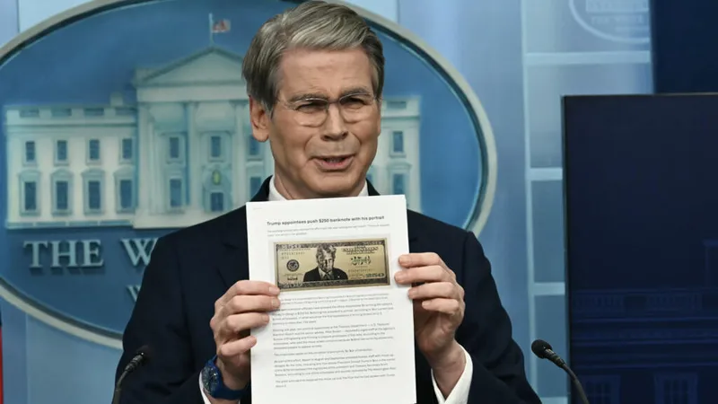 Tesoro de EEUU condiciona el billete de 250 dólares con el rostro de Trump al aval del Congreso