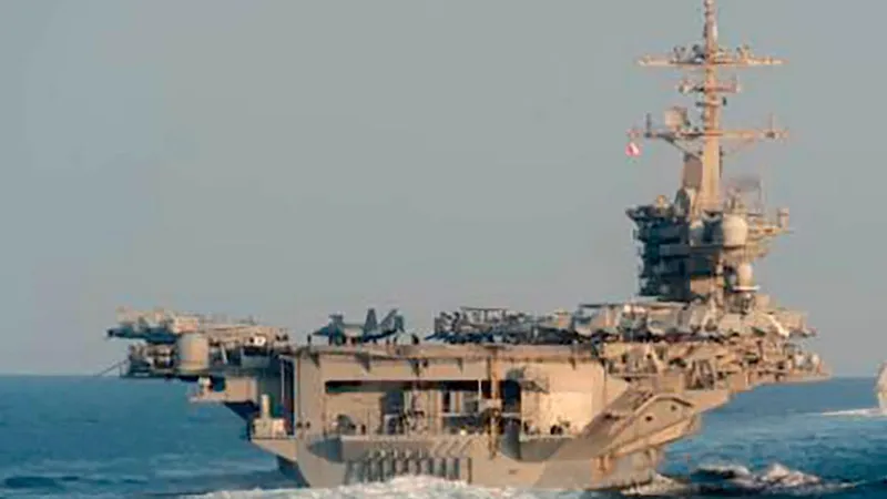 Portaaviones de EEUU en el Pacífico podría ser llevado hacia Oriente Medio, según reportes