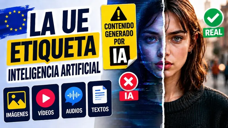 La UE prepara la etiqueta para saber si una imagen, vídeo o texto está hecho con IA