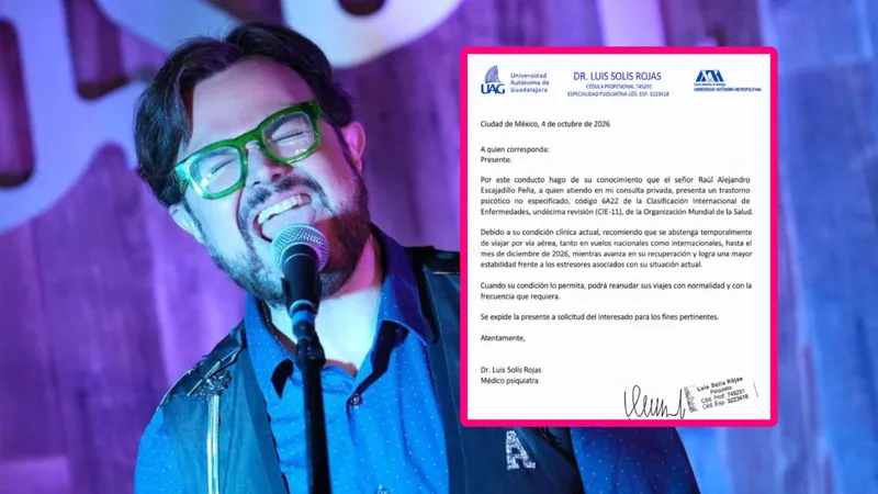 Aleks Syntek cancela su gira por Europa: “presenta un trastorno psicótico”