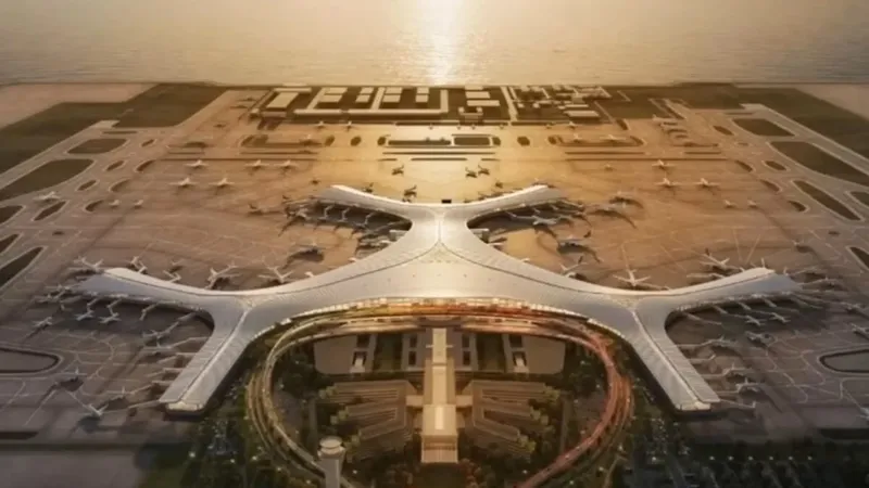 El aeropuerto sobre el mar que China quiere terminar en 2028 enfrenta retos mucho más allá de la ingeniería