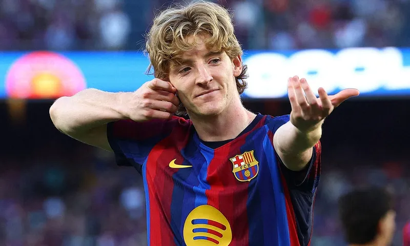 Mi primer gol con el Barcelona me da confianza: Anthony Gordon