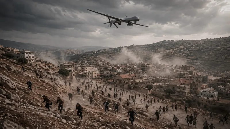 Gritos de niños desde drones israelíes aterrorizan Líbano