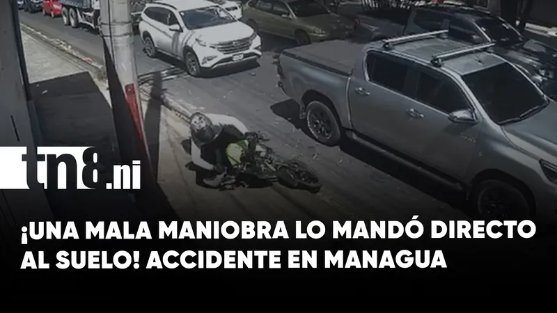 Una maniobra imprudente pudo terminar en tragedia en Managua