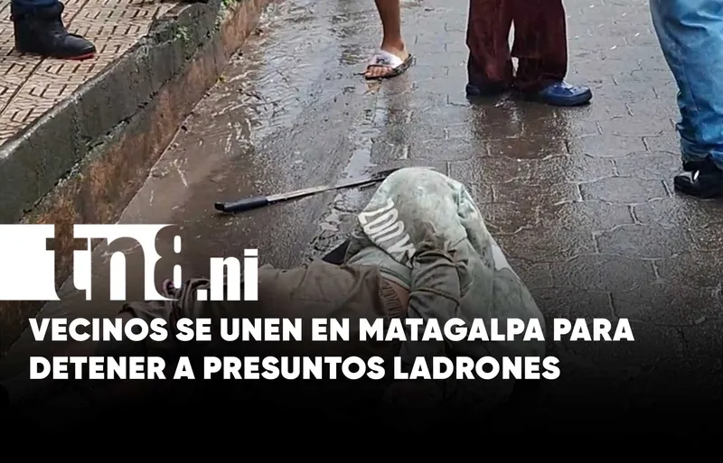 Mano dura: Habitantes de Matagalpa capturan a presuntos ladrones