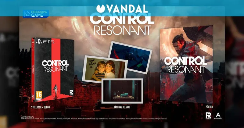 Ya puedes reservar en GAME el sorprendente Control Resonant y su exclusiva Steelbook Edition
