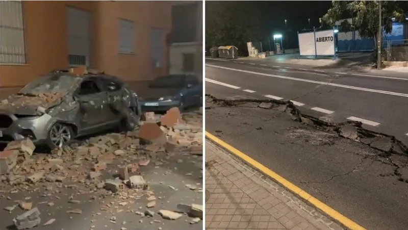 Fuerte terremoto sacude el sur de España y provoca daños