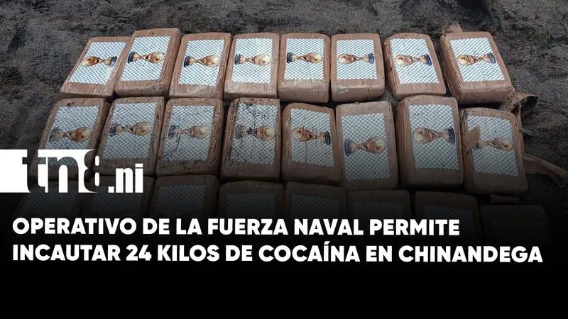 Incautan 24 kilos de cocaína tras operativo naval en aguas de Mechapa
