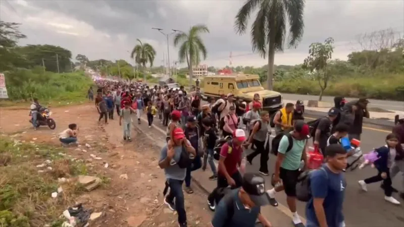 Sale nueva caravana de la Frontera Sur de México