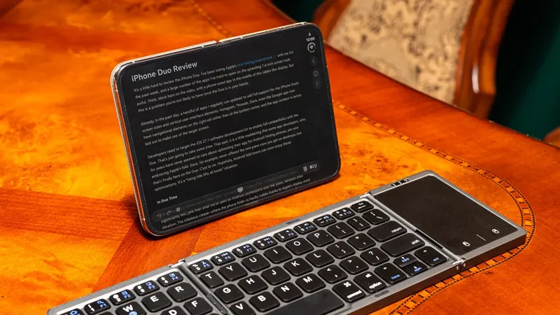 ¿Puede el iPhone Duo sustituir tulaptop?