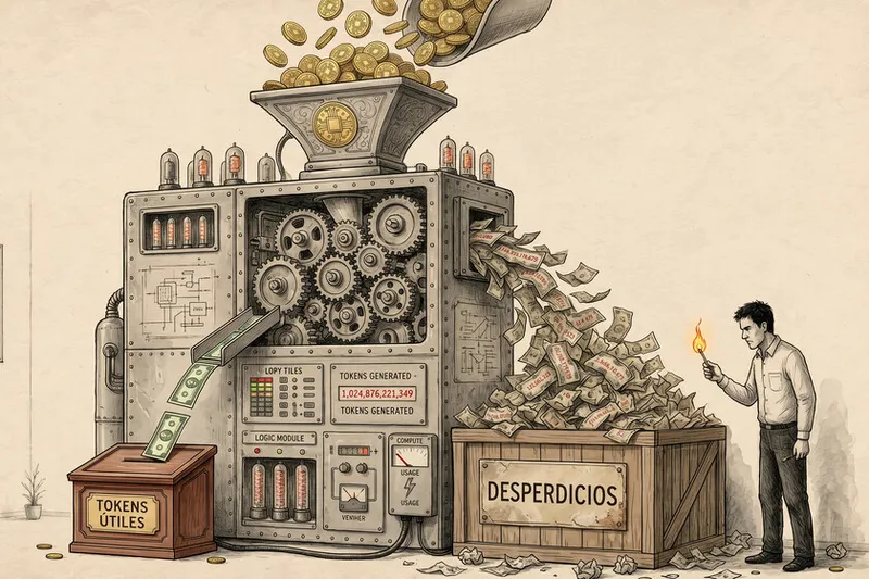El problema no es gastar muchos tokens, es que la mayoría se están desperdiciando