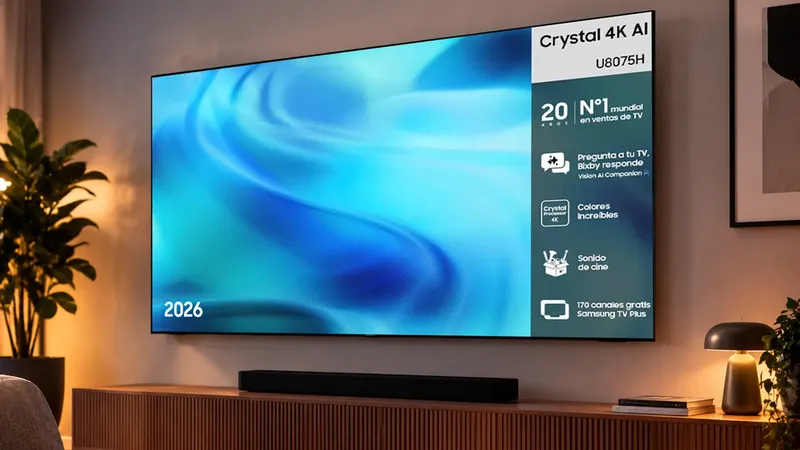 Una de las televisiones Samsung de 2026 con 65 pulgadas más deseadas a la venta por menos de 490 euros en MediaMarkt